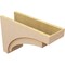 Ekena Millwork 12"W x 36"D x 24"H Classic Rivera Rough Cedar Woodgrain TimberThane Corbel, Primed Tan CORUR12X36X24RIVRCPR - alternate 6